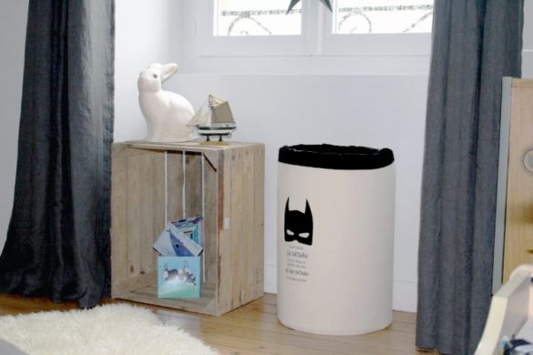 panier a jouets et doudous batman