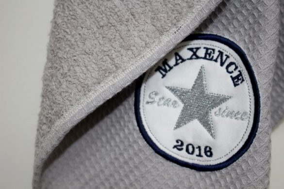 Sortie de bain bébé personnalisée