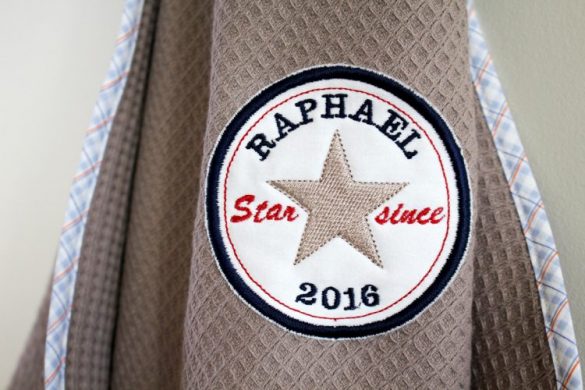 Sortie de bain bébé