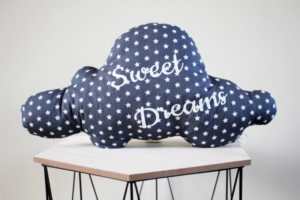 Veilleuse nuage en tissu