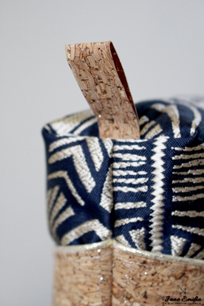 Trousse de toilette liège et paillettes (6) Tuto trousse de toilette ou maquillage