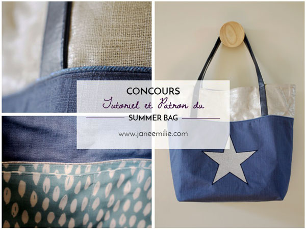 tutoriel sac cabas de plage