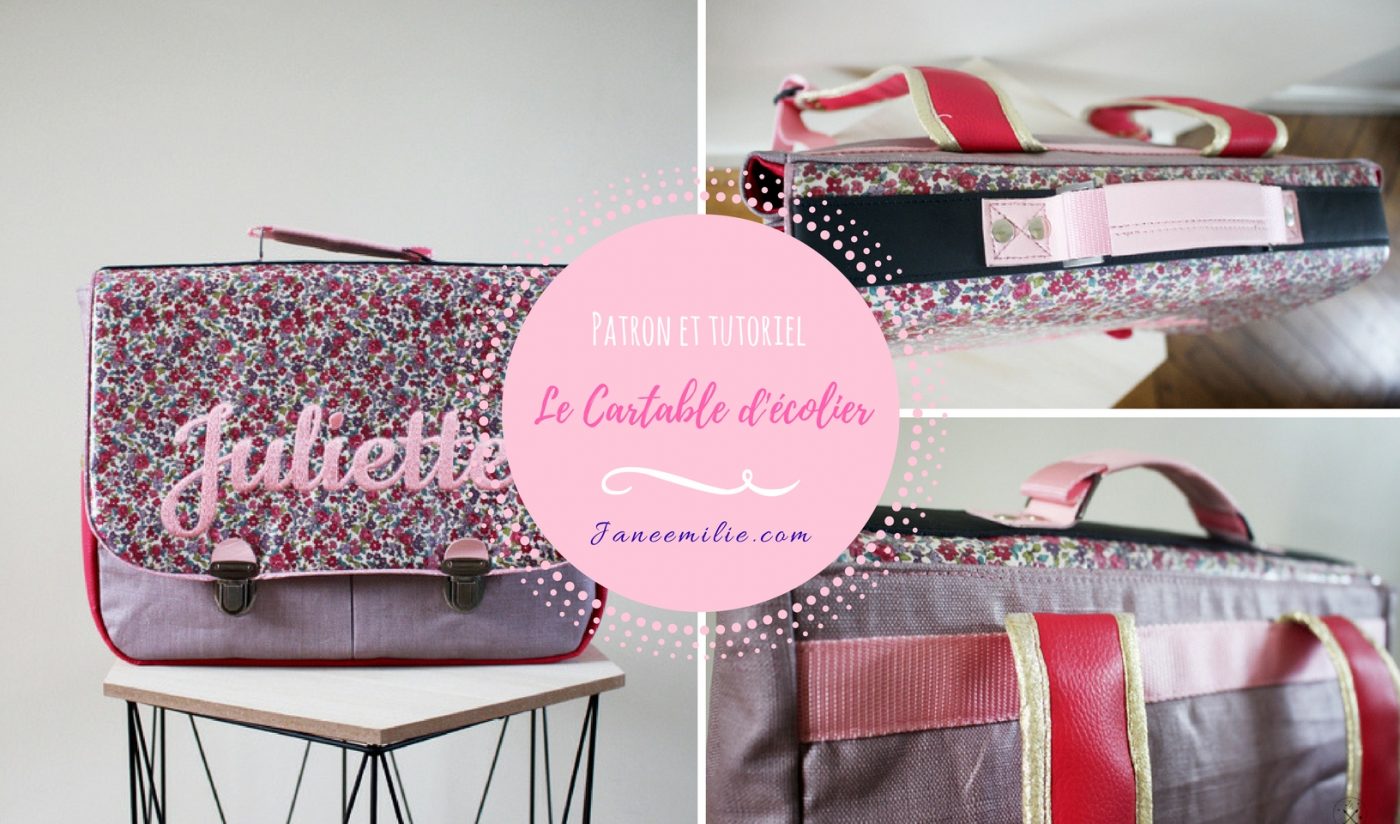 Tutoriel couture cartable enfant