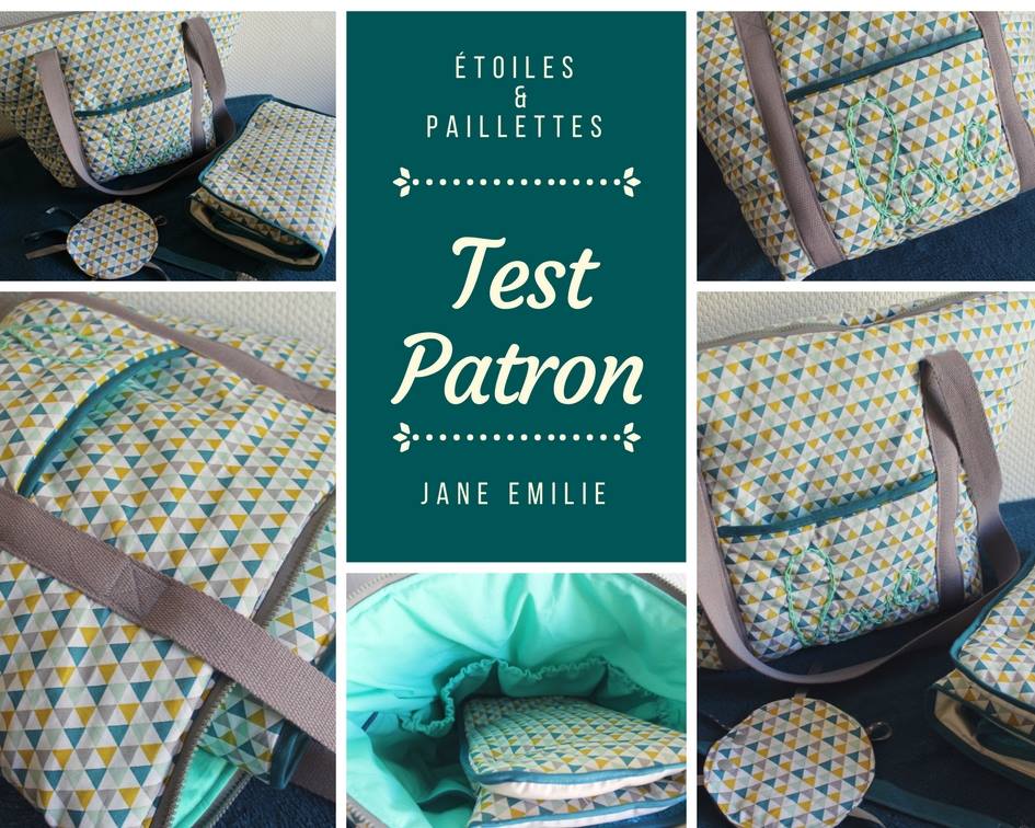 Patron sac à langer