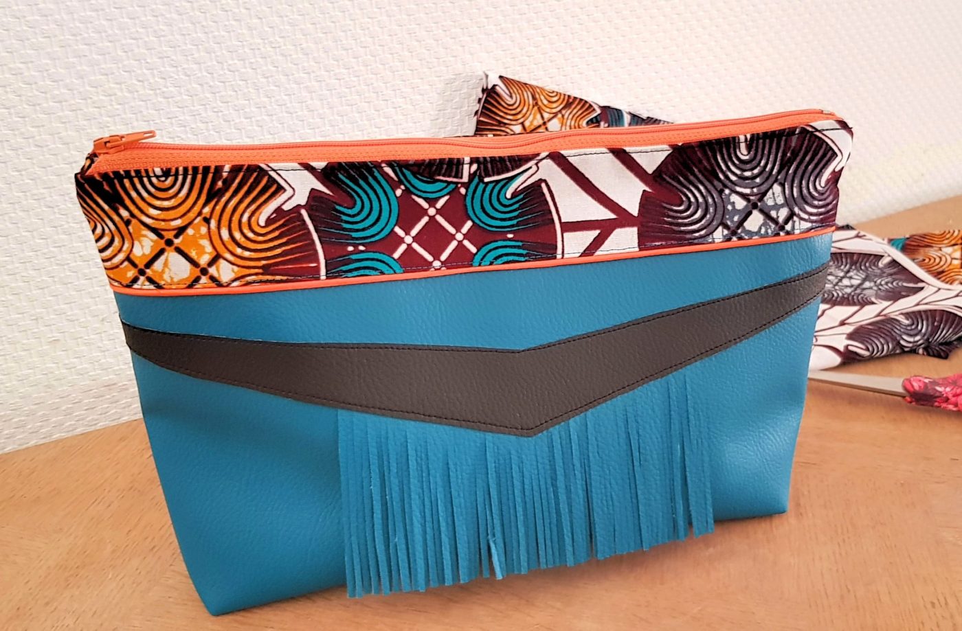 tutoriel pochette à franges Praia (11) patron pochette à franges