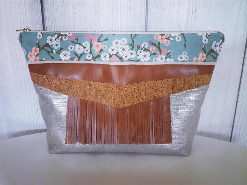 tutoriel pochette à franges Praia (3) patron pochette à franges