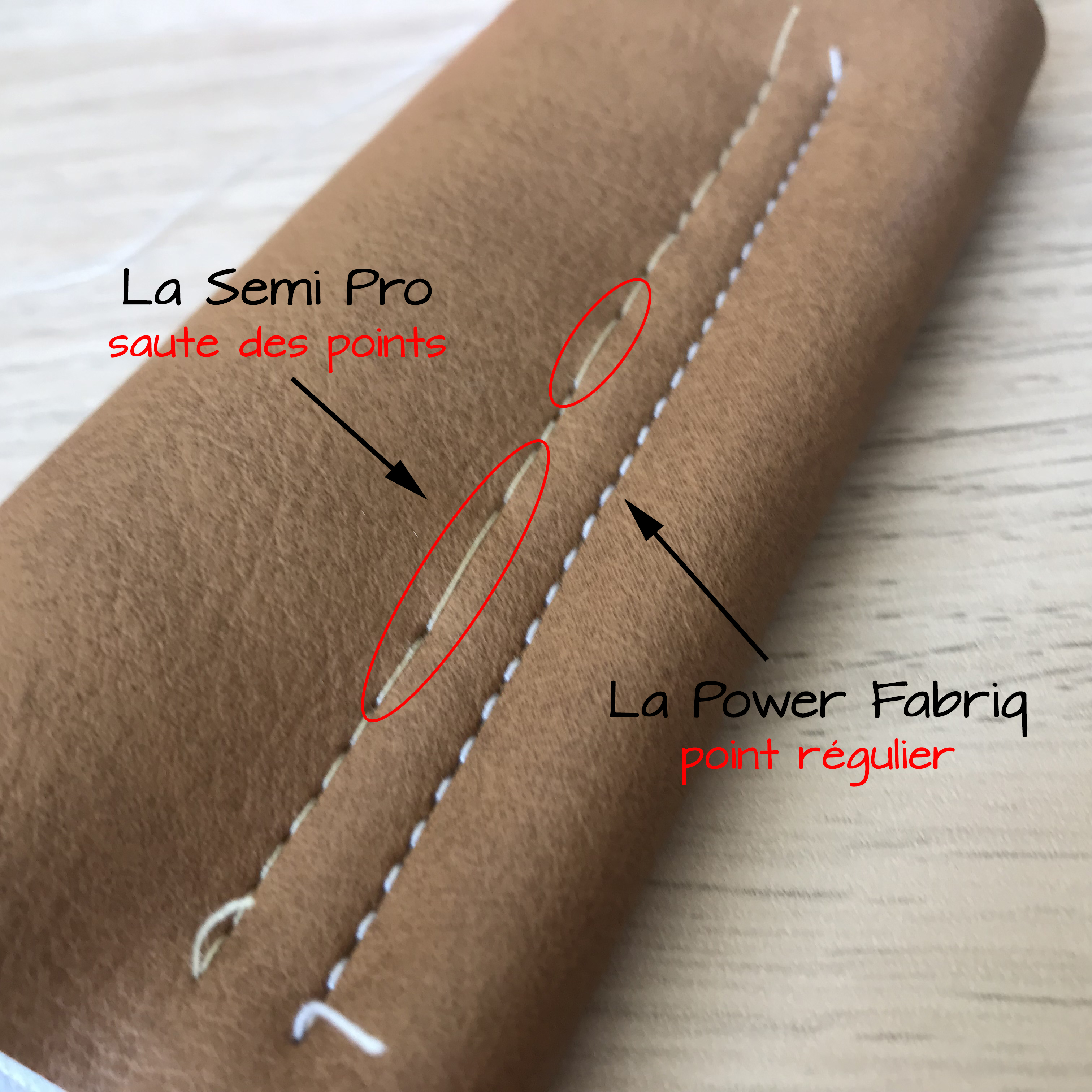 COUDRE DU SIMILI CUIR