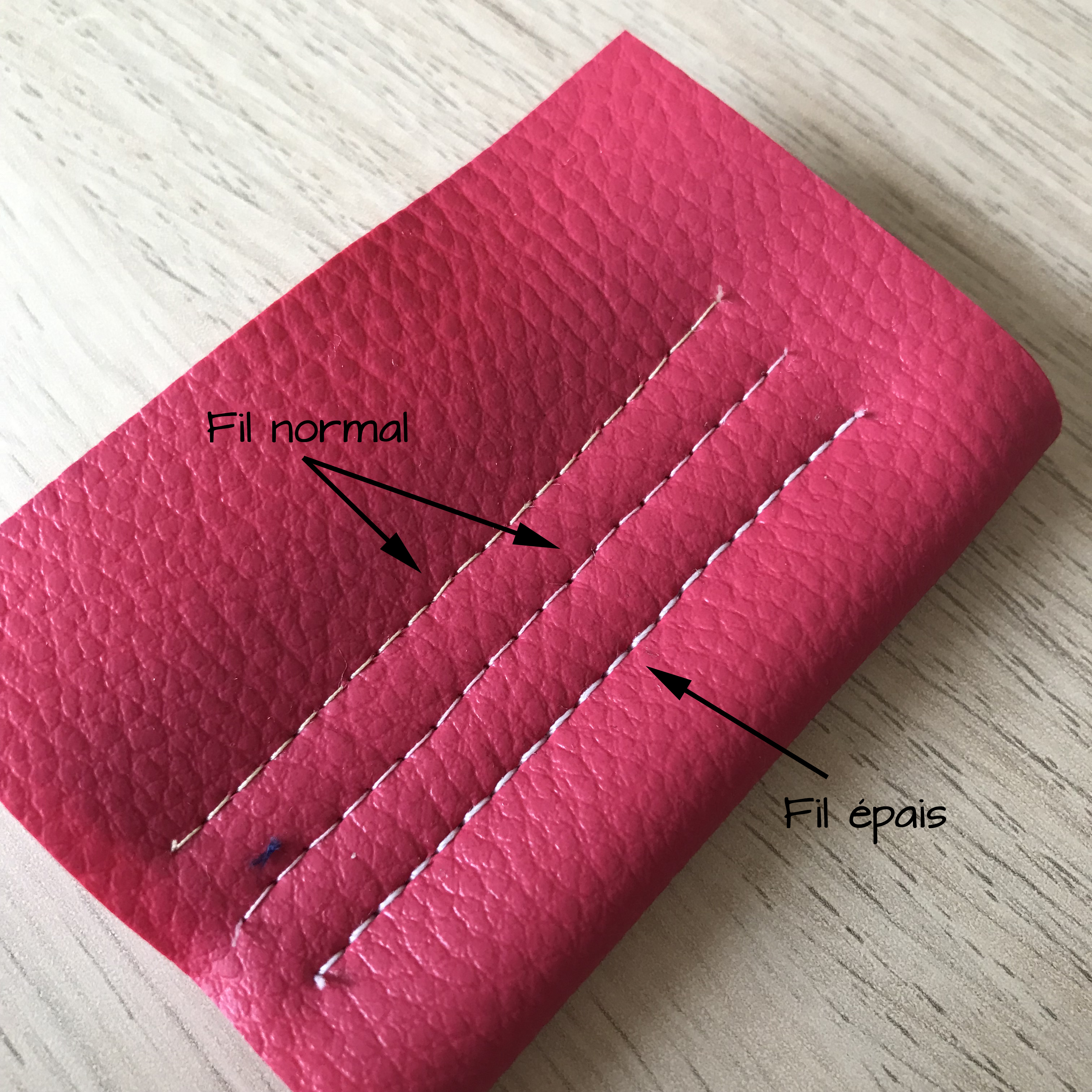 COUDRE DU SIMILI CUIR