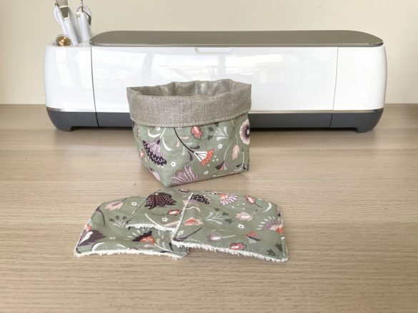 decoupe tissus cricut maker (3) tuto paniere lingettes