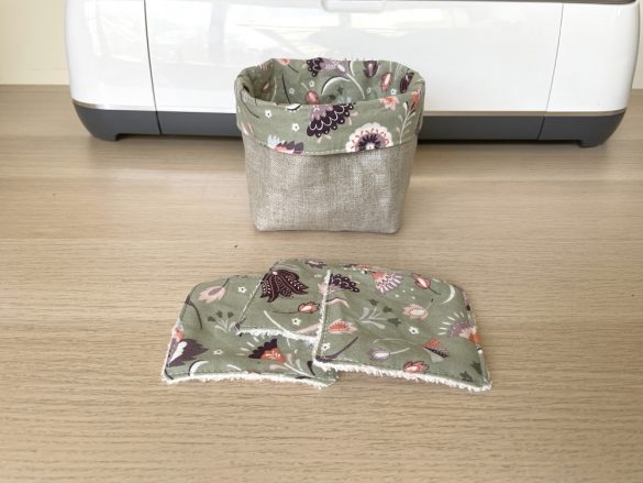 decoupe tissus cricut maker (4) tuto paniere lingettes