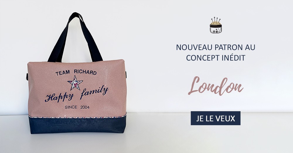 patron couture sac week end