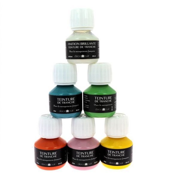 teinture de tranche cuir(2) finitions tranches cuir