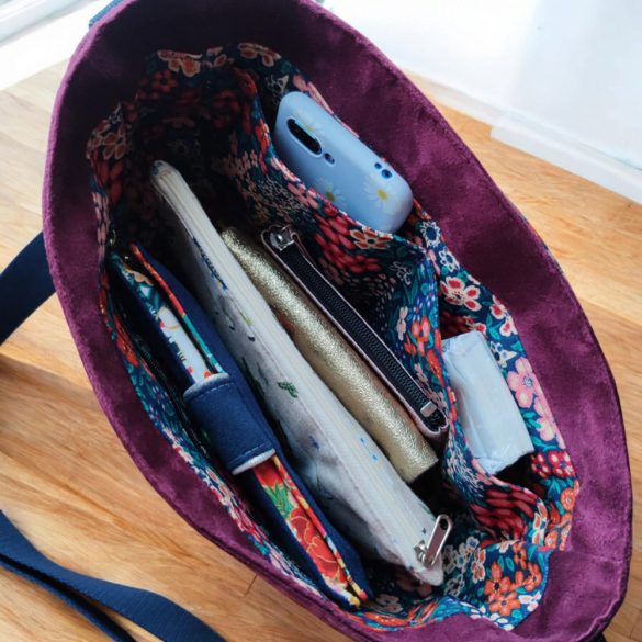 tuto couture besace demi lune